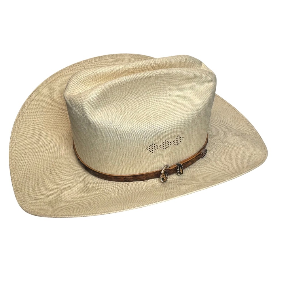 Stetson Cowboy Hat Sz 7 Natural El Zarpazo Los Tigres Del Norte Western 100X
